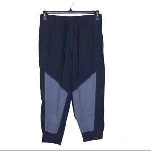Z by Zella Black Gray Pull On Drawstring Athletic Pants Cropped Joggers 
Size M